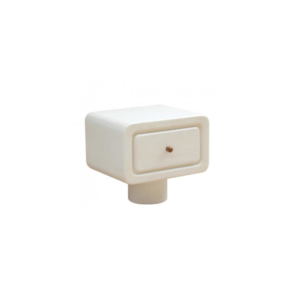 PAROS 4735 WHITE BEDSIDE TABLE
