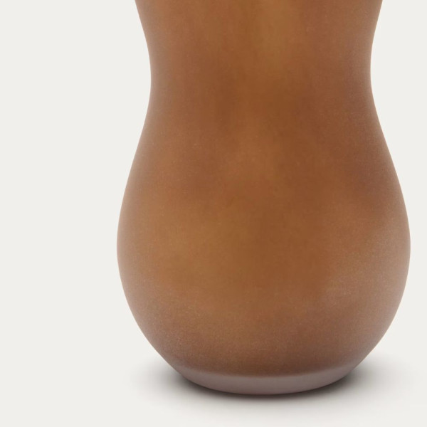VASE CRILA 32 CM VERRE MARRON CLAIR