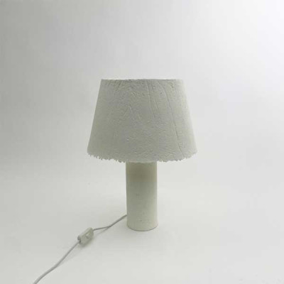 LAMPE PLASTER 47 CM PAPIER...