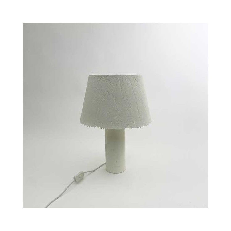 PLASTER LAMP 47 CM WHITE PAPER