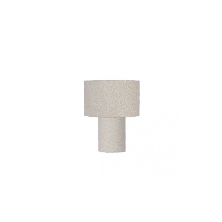 LAMPE CHEVET M BOUCLETTE BEIGE