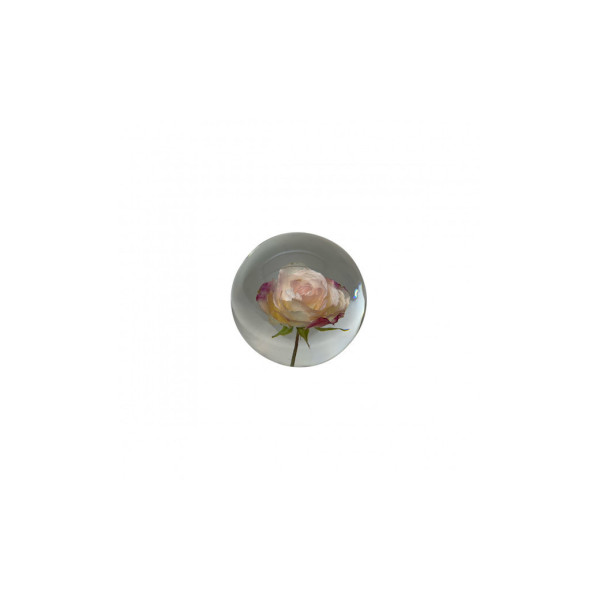 BOULE DE CRISTAL ROSE ROSE