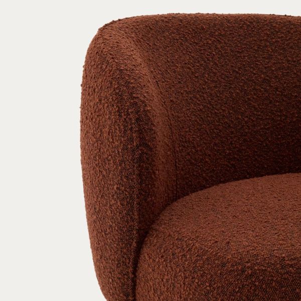 FAUTEUIL ULIT BOUCLETTE PIEDS FINITION HETRE - 1 COLIS