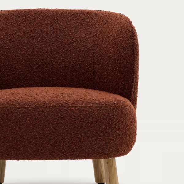 FAUTEUIL ULIT BOUCLETTE PIEDS FINITION HETRE - 1 COLIS