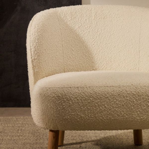 FAUTEUIL ULIT BOUCLETTE PIEDS FINITION HETRE - 1 COLIS