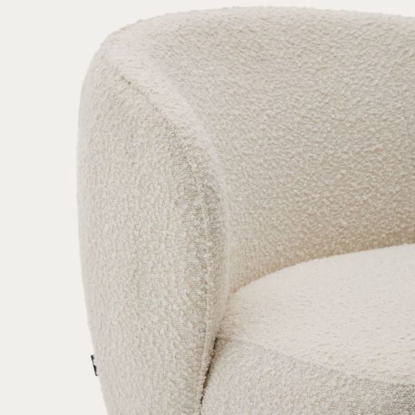 FAUTEUIL ULIT BOUCLETTE PIEDS FINITION HETRE - 1 COLIS