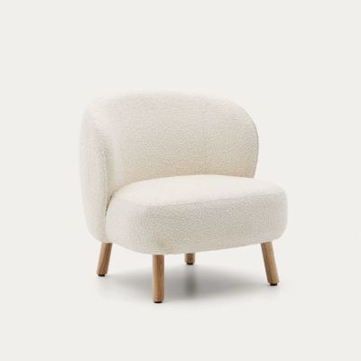 FAUTEUIL ULIT BOUCLETTE PIEDS FINITION HETRE - 1 COLIS 2