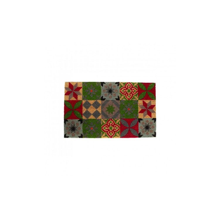 PAILLASSON PATCHWORK MUTLICOLORE