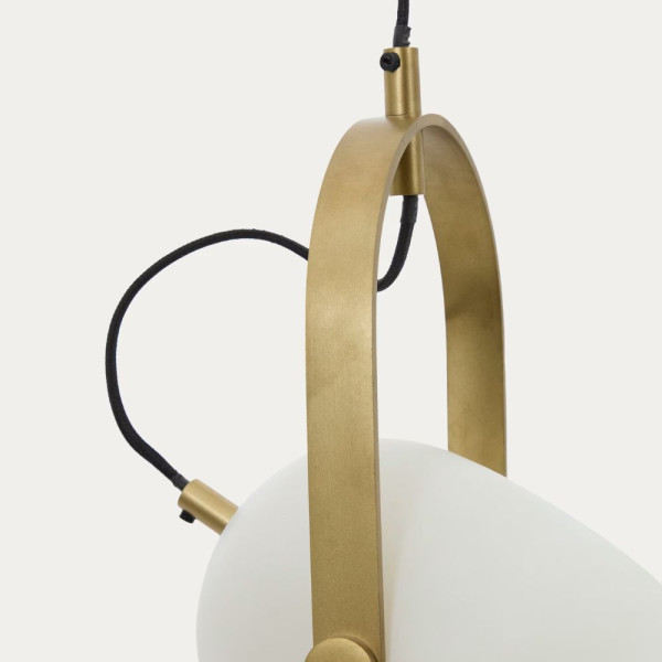 PLAFONNIER REISY 14CM  EN VERRE DEPOLI