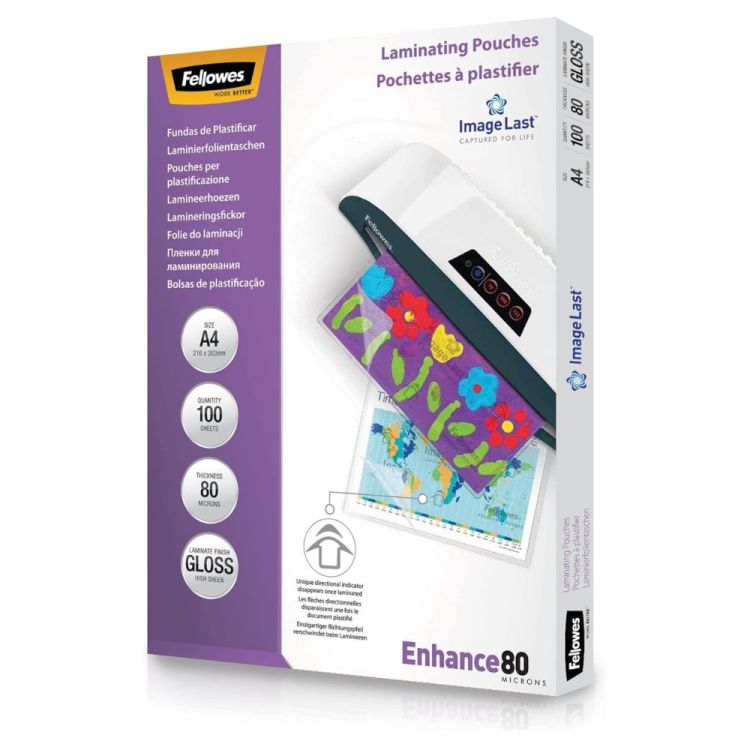 PACK DE 100 POCHETTES IMAGELAST A4 80 MICRONS