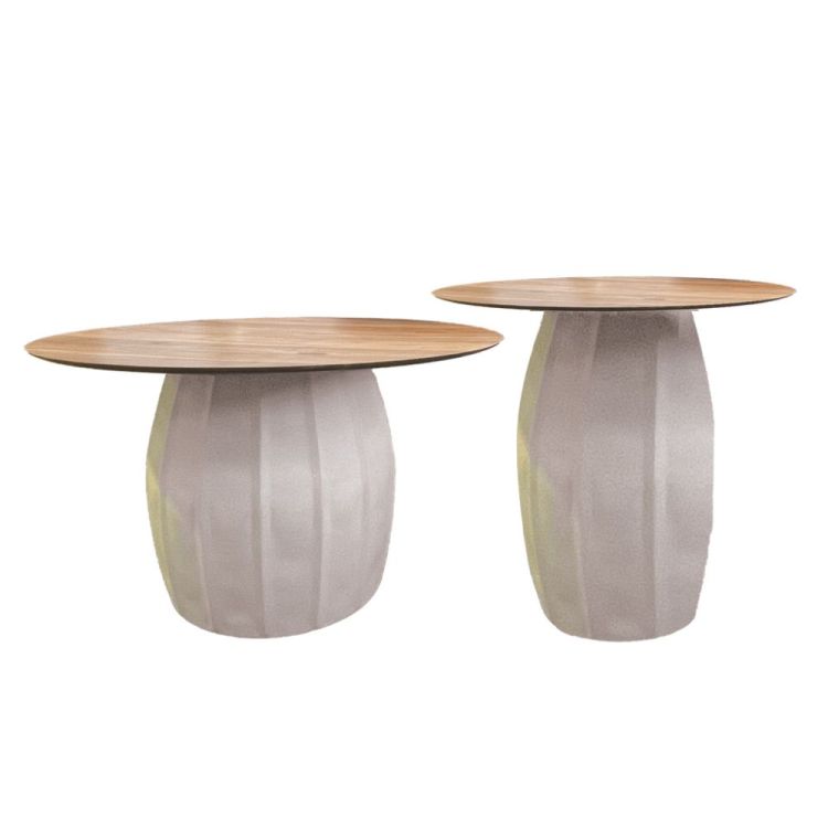 SET DE 2 TABLES BASSES PIERO 42 CM
