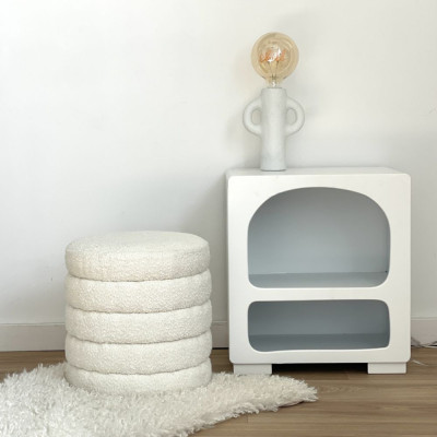 NOE 37 CM ECRU BOUCLETTE... 2