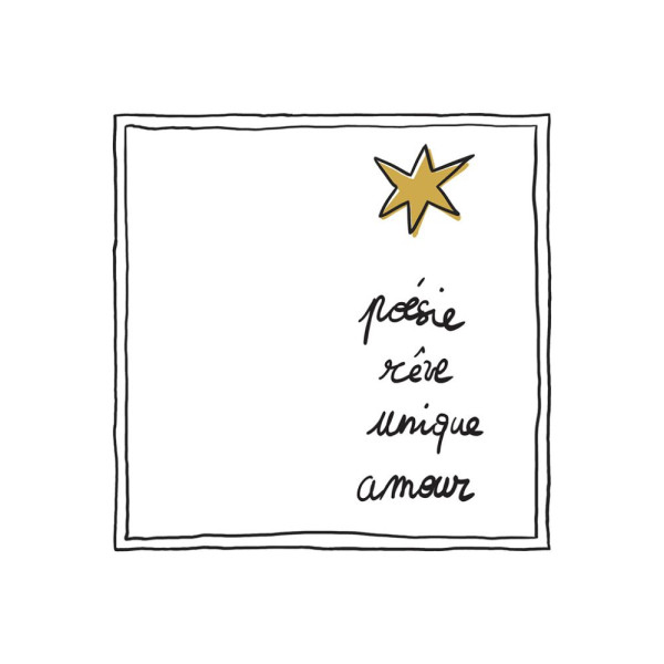 POETRY PAPER NAPKINS X20