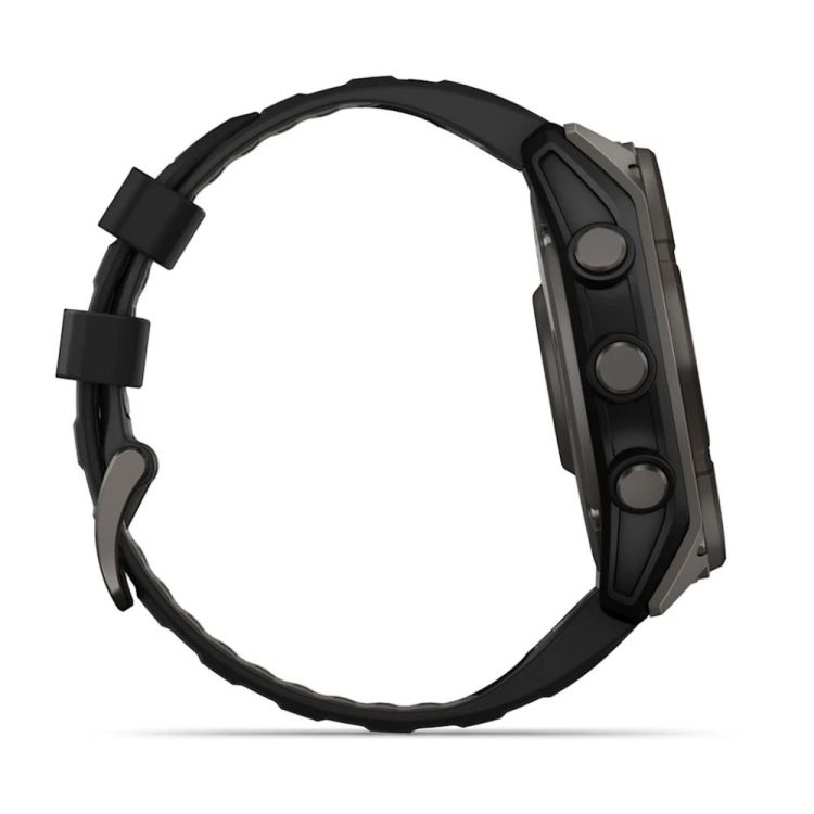MONTRE CONNECTEE FENIX 8 SOLAIRE 51MM CARBONE NOIR ET GRIS