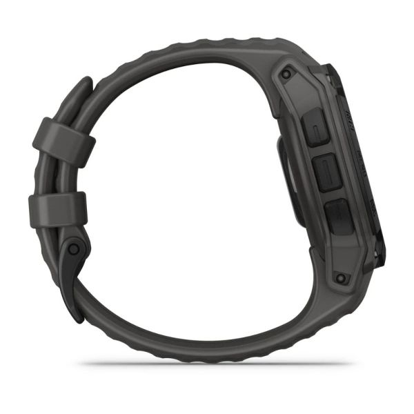 MONTRE CONNECTE INSTINCT E 40 MM SILICONE NOIR ET ANTHRACITE