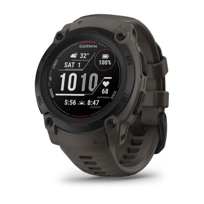 MONTRE CONNECTE INSTINCT E 40 MM SILICONE NOIR ET ANTHRACITE