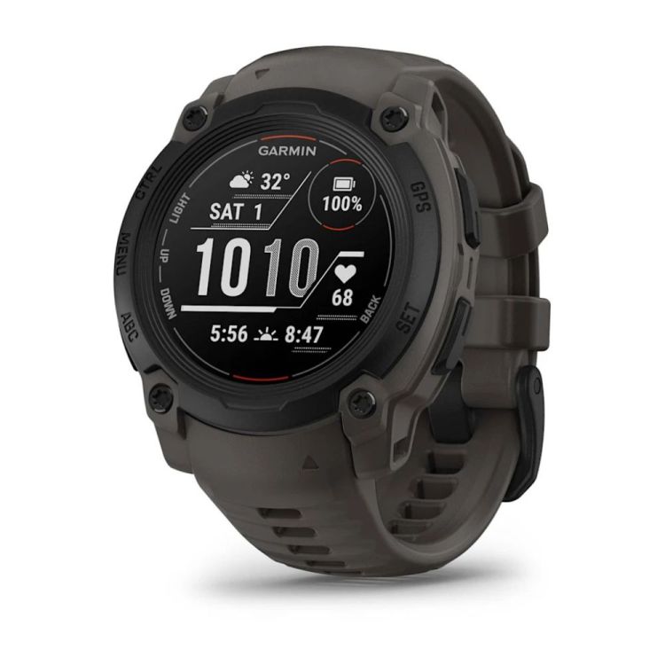 MONTRE CONNECTE INSTINCT E 40 MM SILICONE NOIR ET ANTHRACITE