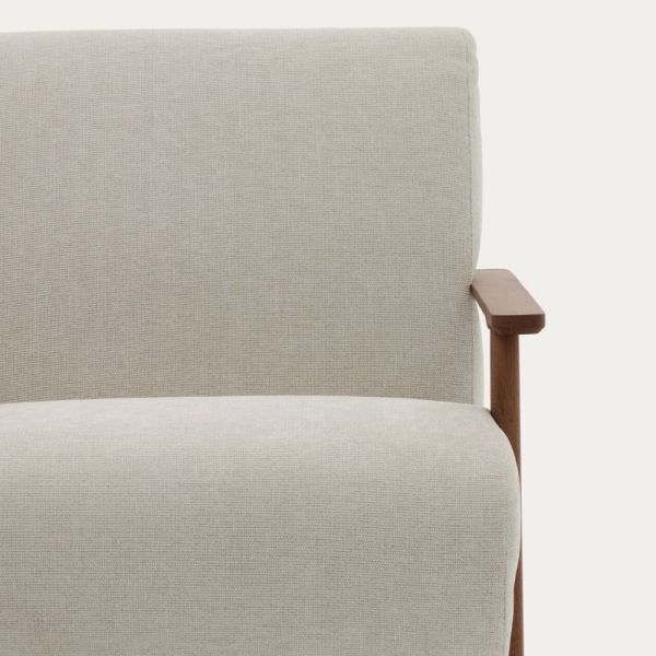 FAUTEUIL MEGHAN CHENILLE PERLE FINITION NOYER