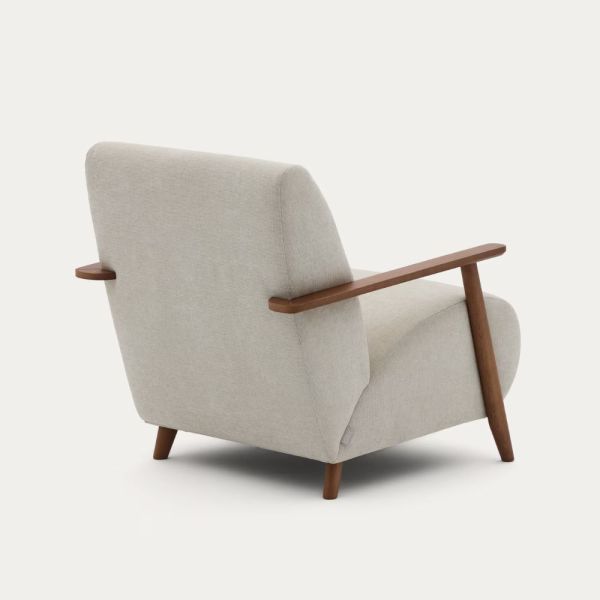 FAUTEUIL MEGHAN CHENILLE PERLE FINITION NOYER