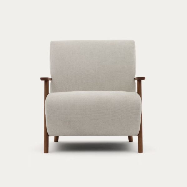 FAUTEUIL MEGHAN CHENILLE PERLE FINITION NOYER