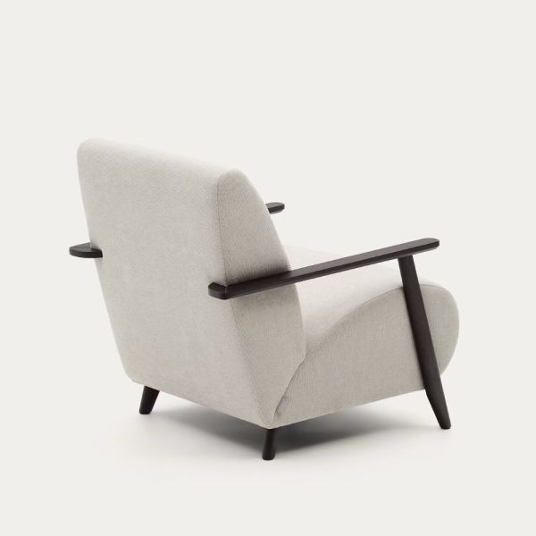 FAUTEUIL MEGHANCHENILLE PERLE FINITION WENGE