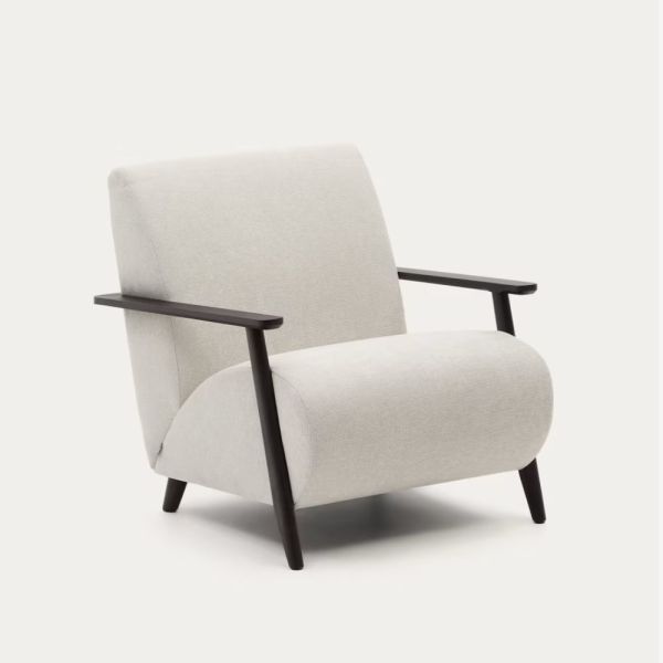 FAUTEUIL MEGHANCHENILLE PERLE FINITION WENGE