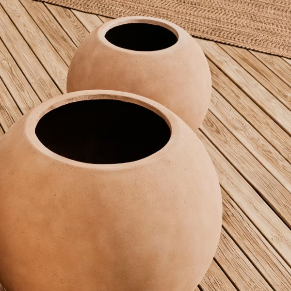 CACHE - POT SOLNA 66 CM EFFET TERRACOTTA