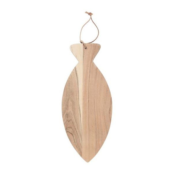 CUTTING BOARD WITH LEATHER CORD...