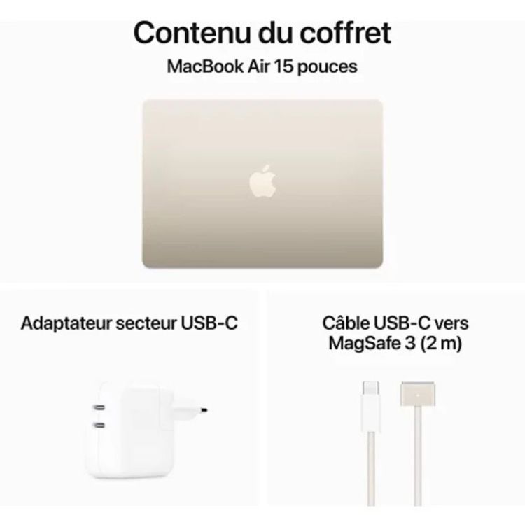 MACBOOK AIR 15 M4 CPU10/ GP U8 16 GB 512 GB SSD...