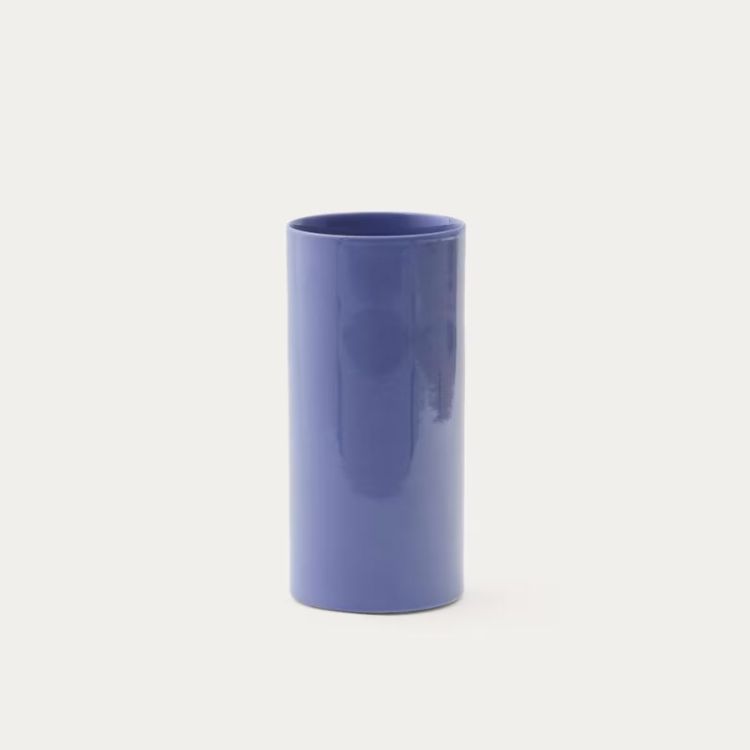 VASE ELOVA 30 CM CERAMIQUE BLEUE