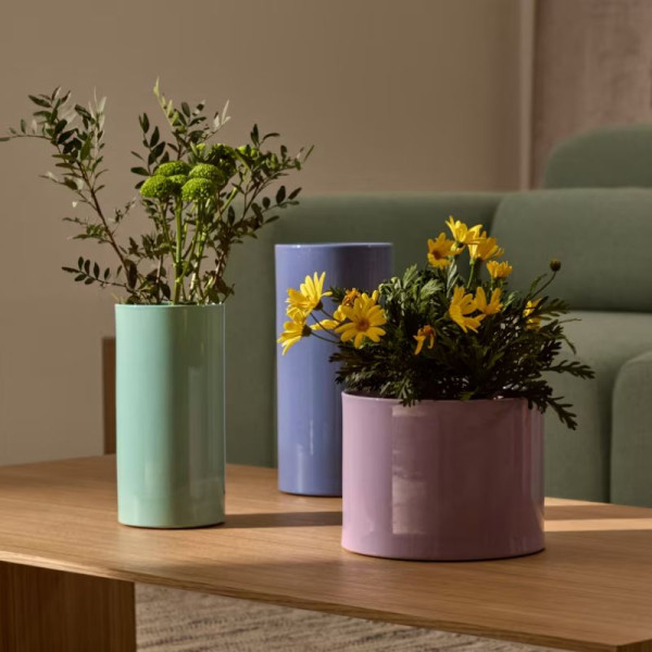 VASE ELOVA 24 CM CERAMIQUE TURQUOISE