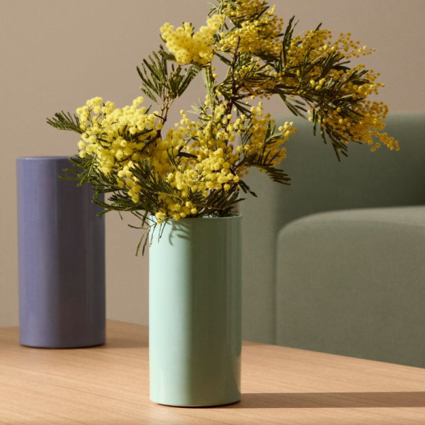VASE ELOVA 24 CM CERAMIQUE TURQUOISE