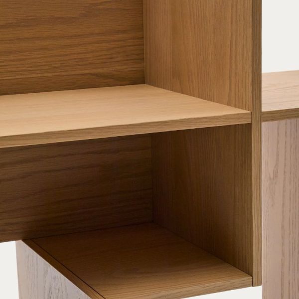ETAGERE MODULABLE INA 80 CM X 80 CM BOIS FINITION CHENE - 1 COLIS