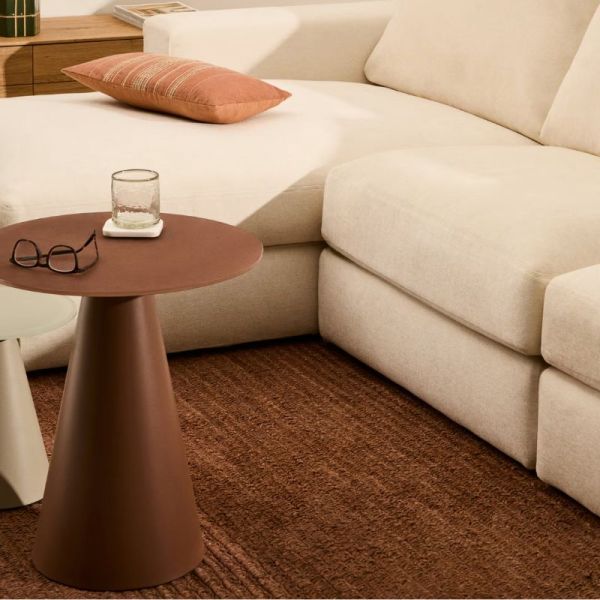 CANAPE 5PLDEHOUSSABLE ALEA CHENILLE 340 CM CHENILLE ECRUE