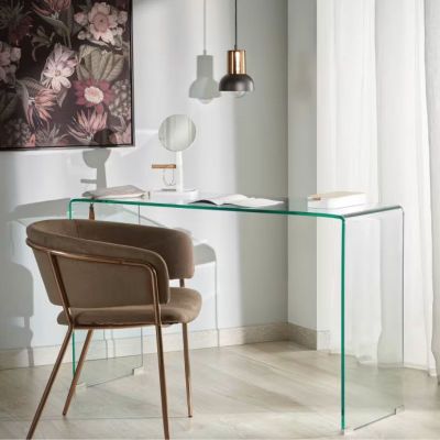 CONSOLE BURANO EN VERRE 125 X 78 CM 2