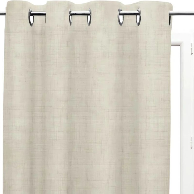 BLACKOUT CURTAIN WITH EYELET 135X250 CM MOKA