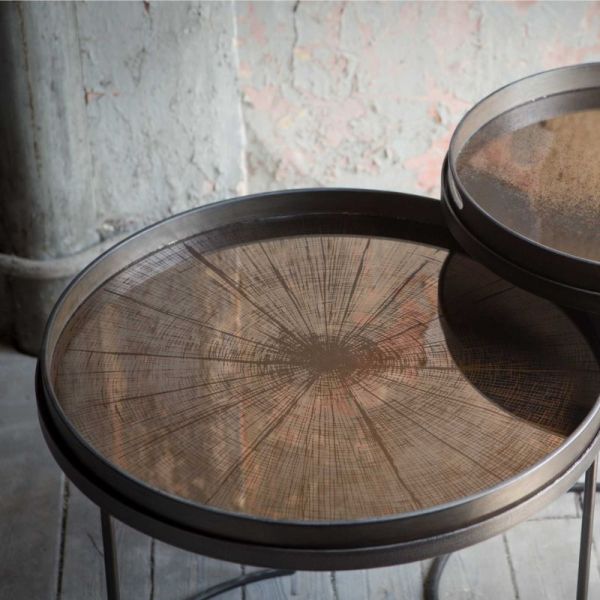 PLATEAU EN MIROIR SLICE L PAR DAWN SWEITZER