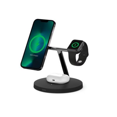 STATION DE RECHARGE 3-EN-1 AVEC INDUCTION MAGSAFE Qi2 15W 2