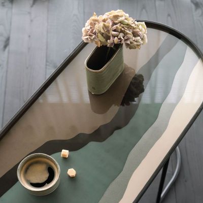 PLATEAU EN VERRE 71 CM WABI SABI PAR DAWN SWEITZER 2