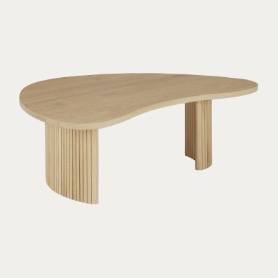 TABLE BASSE 90 CM X 61 CM BOOMERANG CHENE 
