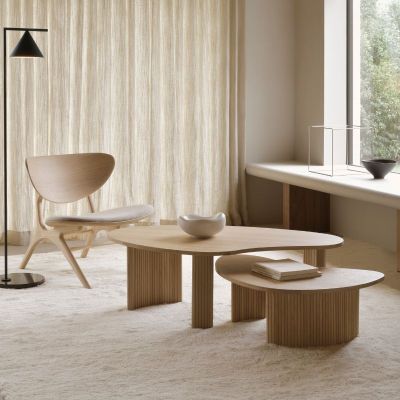 TABLE BASSE 90 CM X 61 CM BOOMERANG CHENE  2