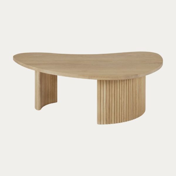 TABLE BASSE 90 CM X 61 CM BOOMERANG CHENE 