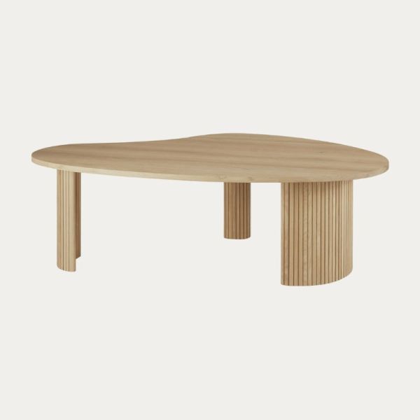 TABLE BASSE 126 CM X 74 CM BOOMERANG PAR ALAIN VAN HAVRE