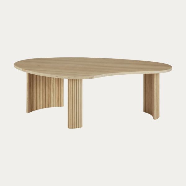 TABLE BASSE 126 CM X 74 CM BOOMERANG PAR ALAIN VAN HAVRE
