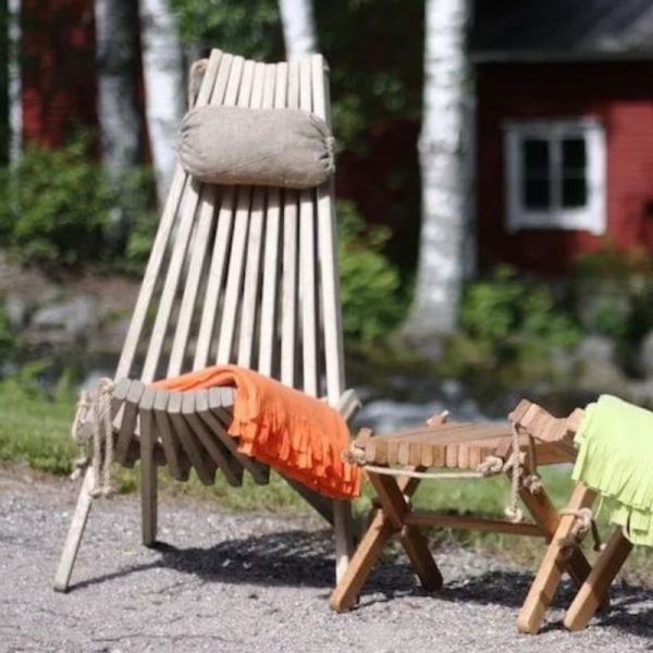 WOODEN CHILIEN ECO CHAIR ASH GRAY OIL