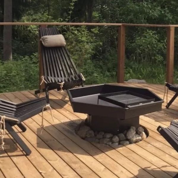 WOODEN CHILIEN ECO CHAIR ALDER BLACK OIL