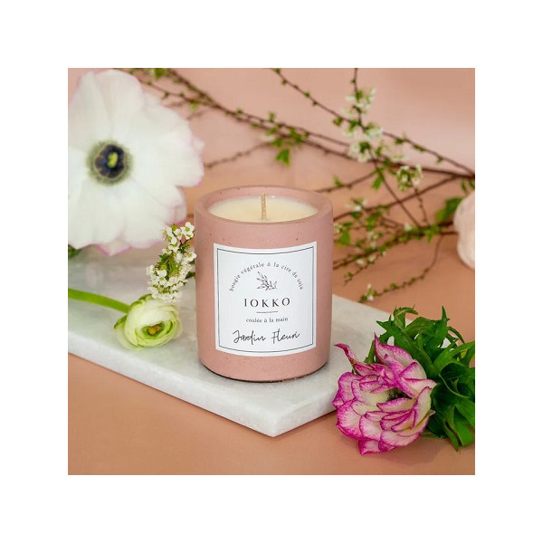 NATURAL SCENTED CANDLE FLOWER GARDEN