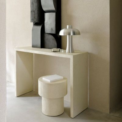 TABLE BASSE 41 CMELEMENTS MICROCIMENT BEIGE 2