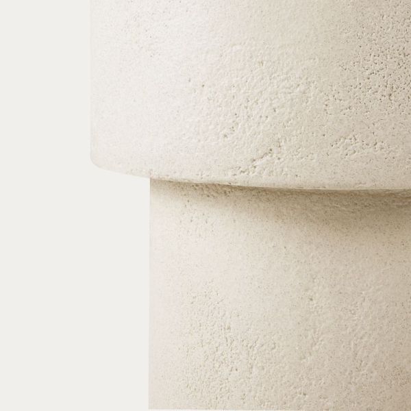 TABLE BASSE 41 CMELEMENTS MICROCIMENT BEIGE