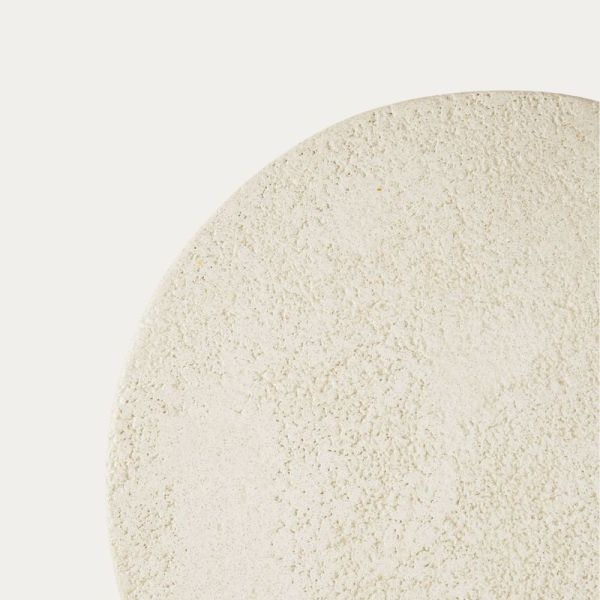 TABLE BASSE 40 CM H42 CM ELEMENTS MICROCIMENT BEIGE